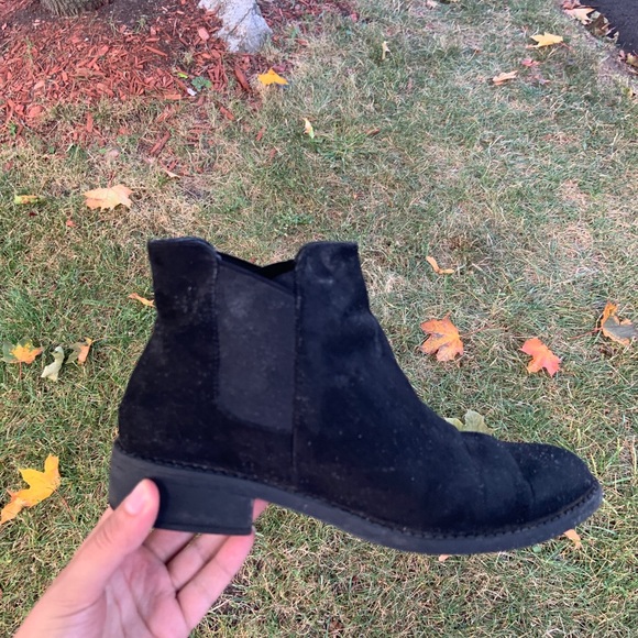 Black Joe Fresh ankle booties sz W 8.0 - Picture 2 of 3